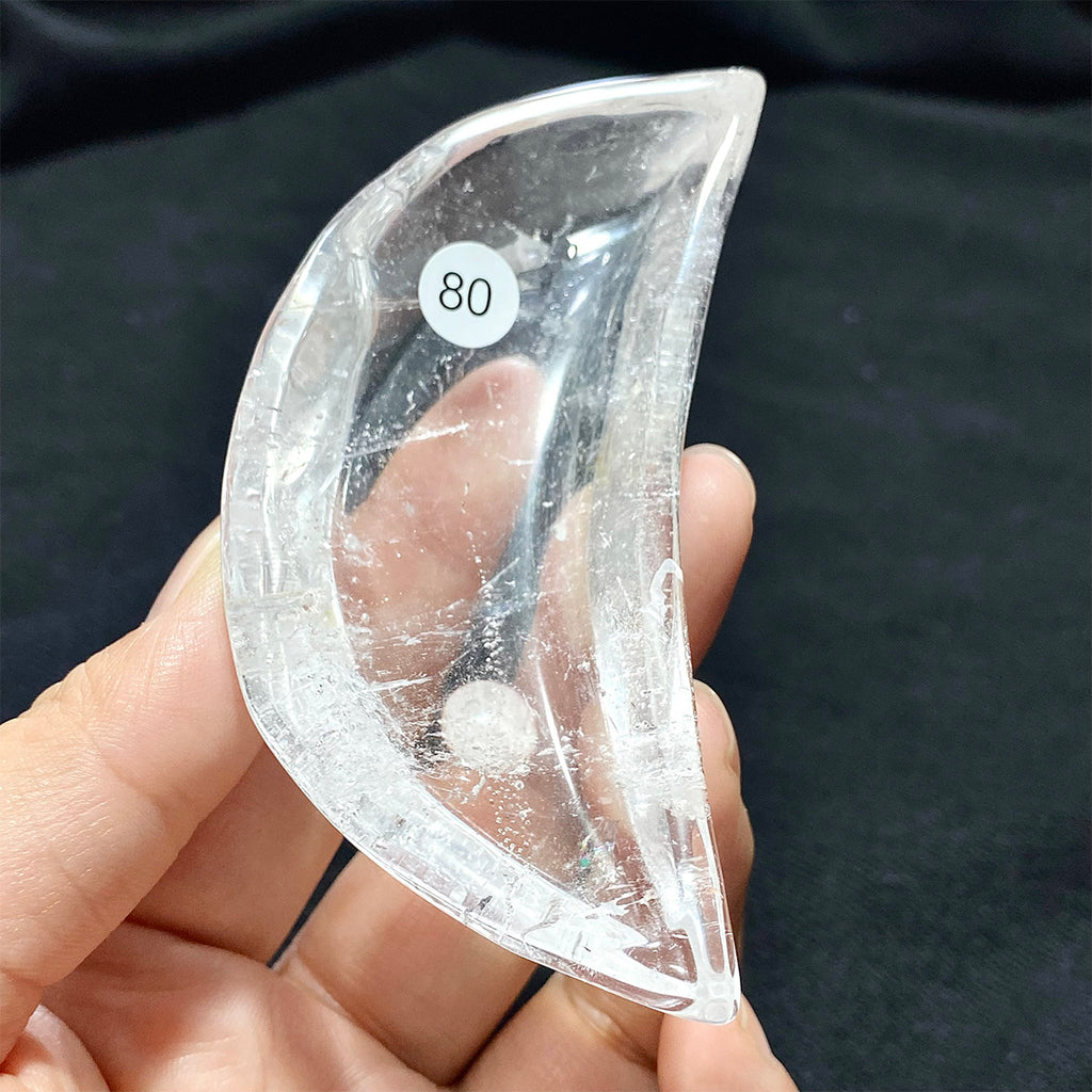 Clear Quartz Crystal Heart Bowl