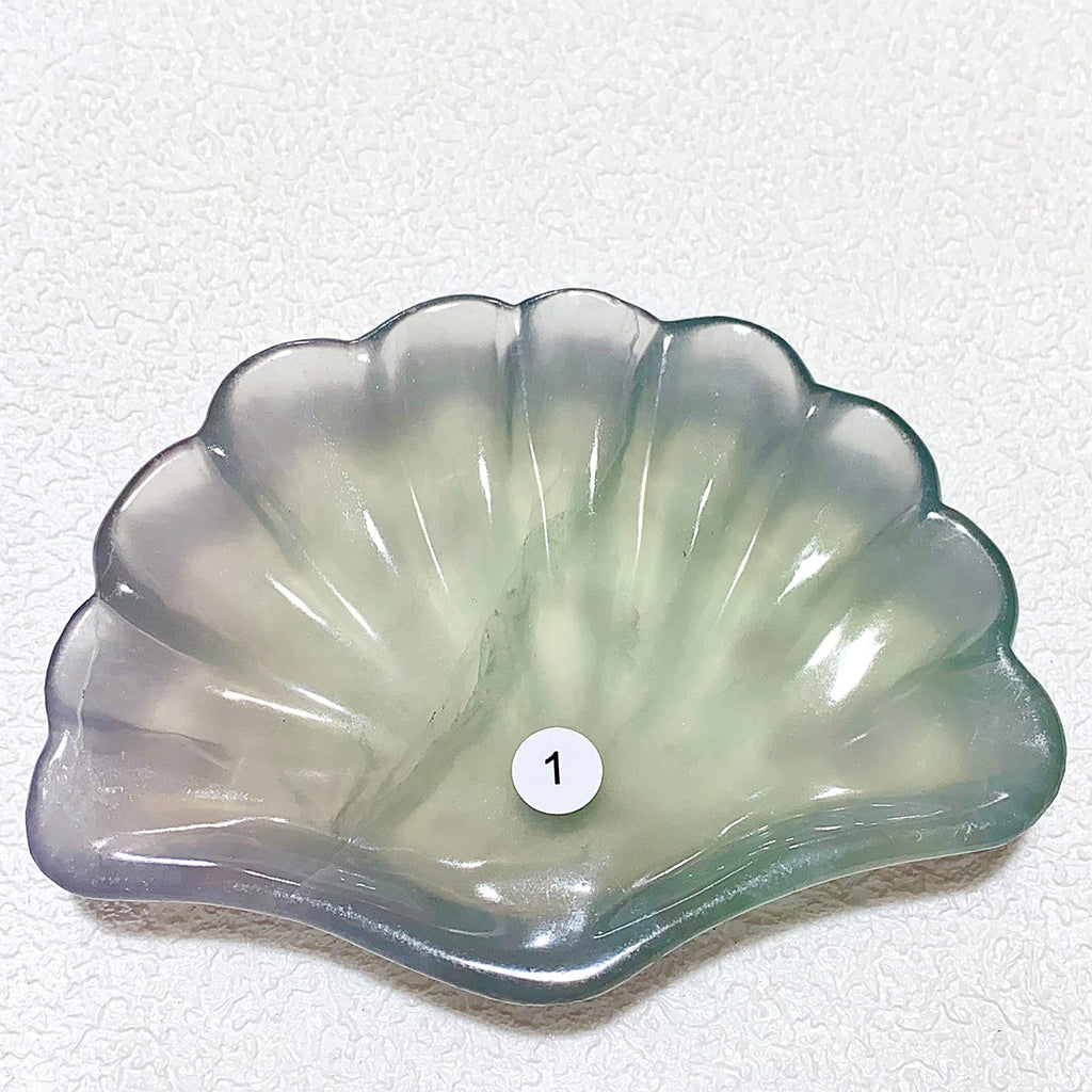 Fluorite Crystal Shell Bowl