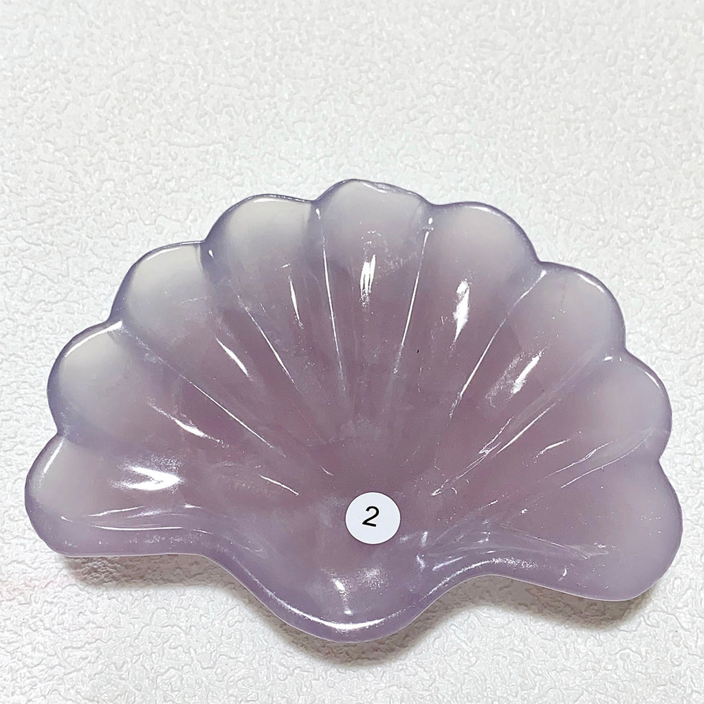 Fluorite Crystal Shell Bowl