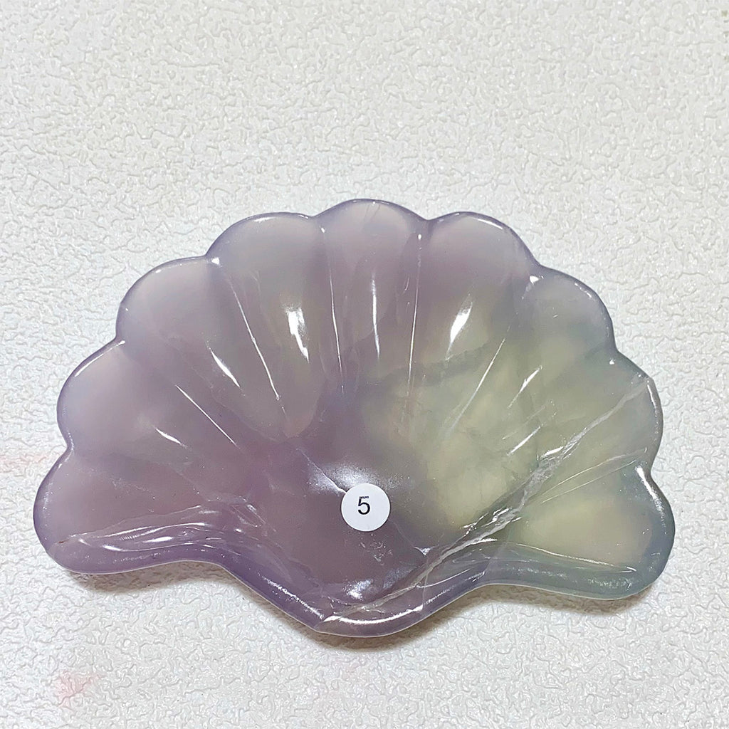 Fluorite Crystal Shell Bowl