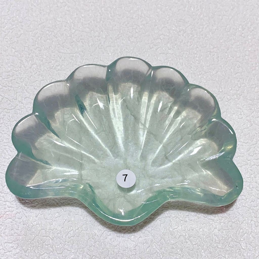 Fluorite Crystal Shell Bowl