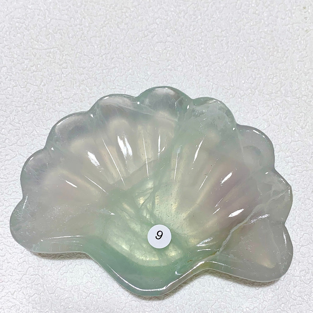 Fluorite Crystal Shell Bowl