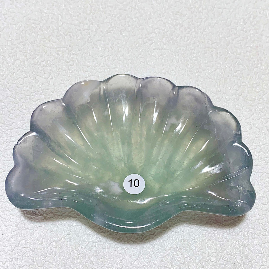 Fluorite Crystal Shell Bowl