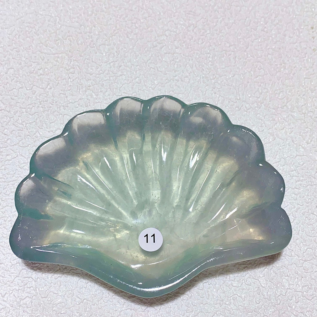 Fluorite Crystal Shell Bowl