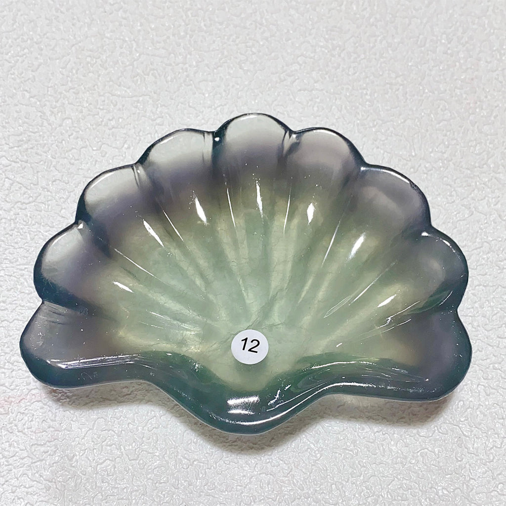 Fluorite Crystal Shell Bowl