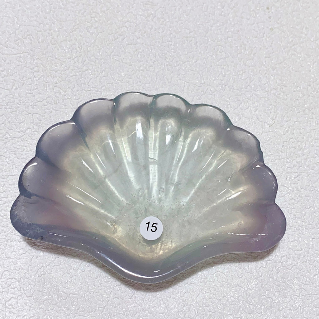 Fluorite Crystal Shell Bowl