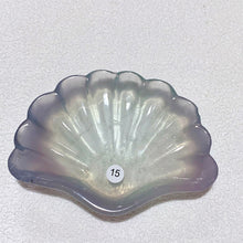 Load image into Gallery viewer, Fluorite Crystal Shell Bowl