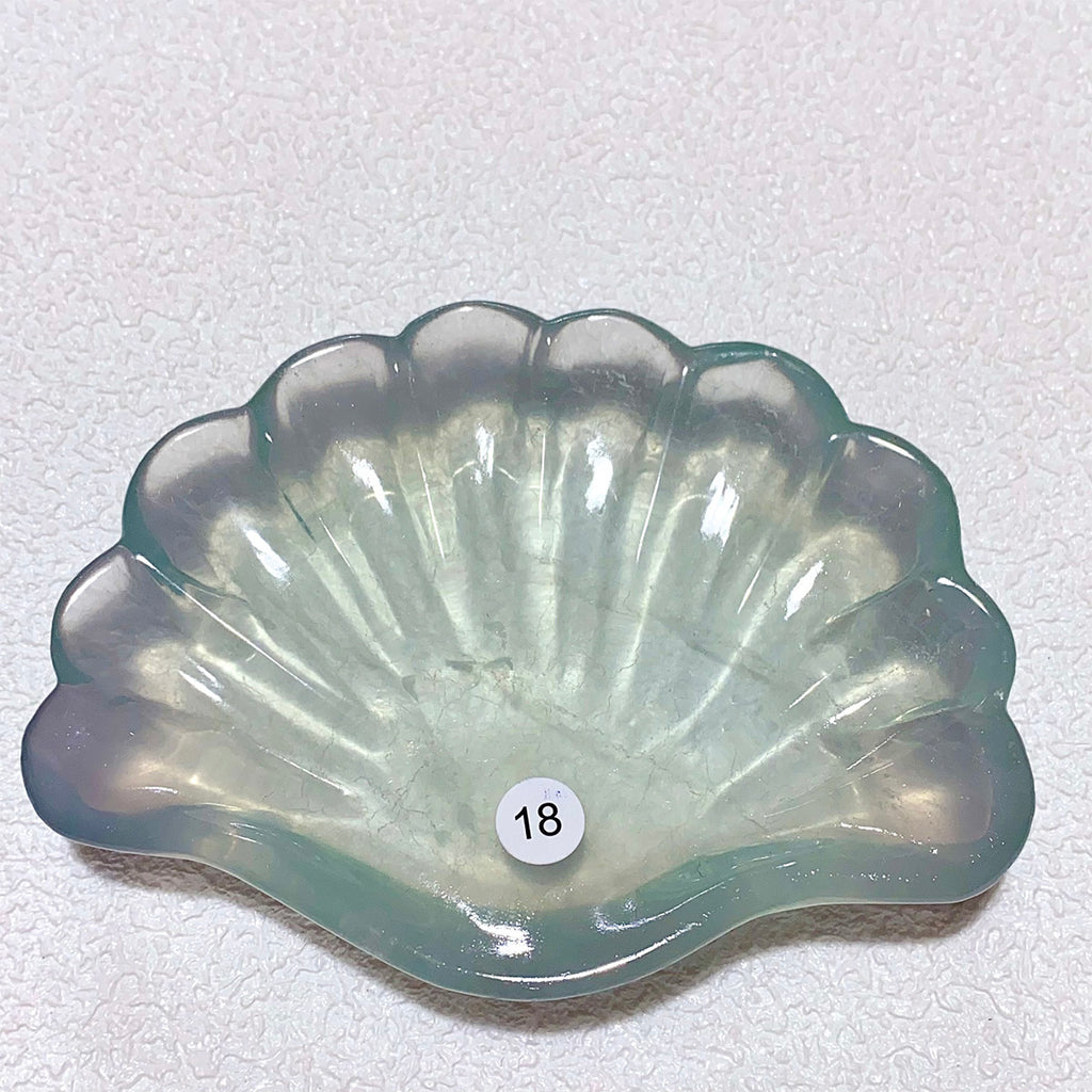 Fluorite Crystal Shell Bowl