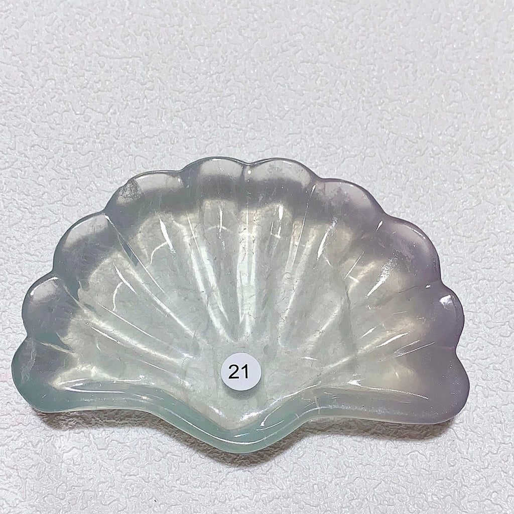 Fluorite Crystal Shell Bowl