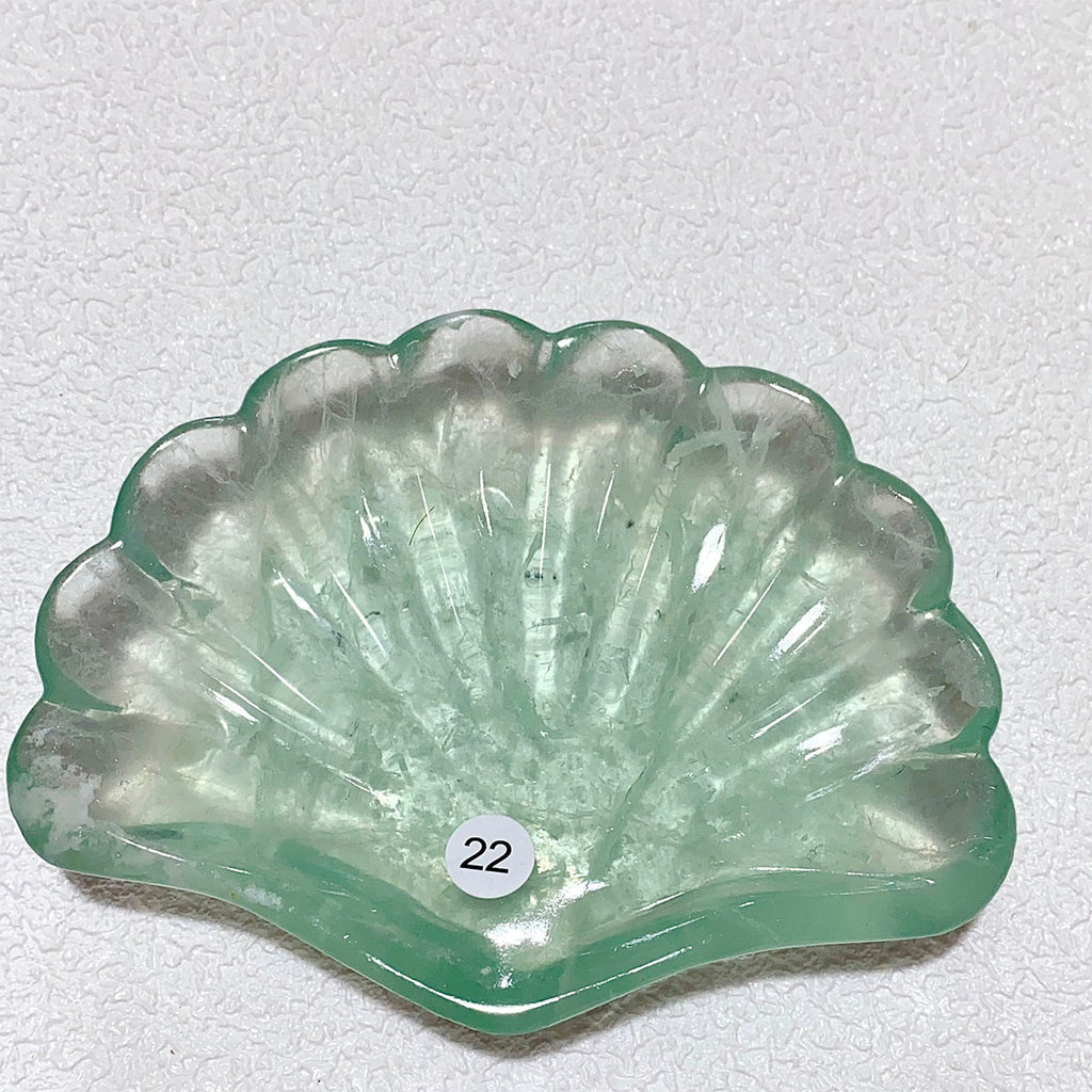 Fluorite Crystal Shell Bowl