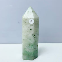 Load image into Gallery viewer, Green Phoenix Pine Tower Mineral Quartz Crystals Healing Stones For Home Decoration