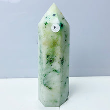 Load image into Gallery viewer, Green Phoenix Pine Tower Mineral Quartz Crystals Healing Stones For Home Decoration