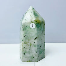 Load image into Gallery viewer, Green Phoenix Pine Tower Mineral Quartz Crystals Healing Stones For Home Decoration