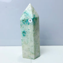 Load image into Gallery viewer, Green Phoenix Pine Tower Mineral Quartz Crystals Healing Stones For Home Decoration