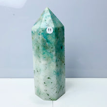 Load image into Gallery viewer, Green Phoenix Pine Tower Mineral Quartz Crystals Healing Stones For Home Decoration