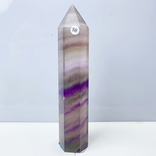 Load image into Gallery viewer, Silk Fluorite Tower Reiki Crystal Healing Energy Gemstone Quartz Home Ornaments