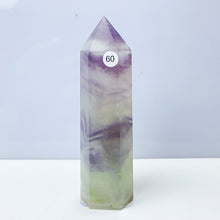 Load image into Gallery viewer, Silk Fluorite Tower Reiki Crystal Healing Energy Gemstone Quartz Home Ornaments