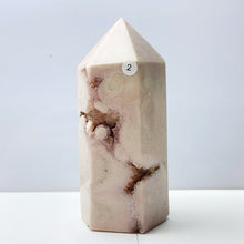 Load image into Gallery viewer, Pink Amethyst Tower Reiki Crystal Healing Stone Feng Shui Fashion Home Ornament