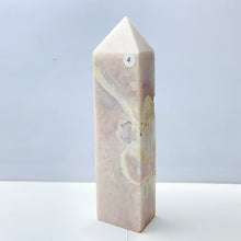 Load image into Gallery viewer, Pink Amethyst Tower Reiki Crystal Healing Stone Feng Shui Fashion Home Ornament