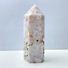 Load image into Gallery viewer, Pink Amethyst Tower Reiki Crystal Healing Stone Feng Shui Fashion Home Ornament