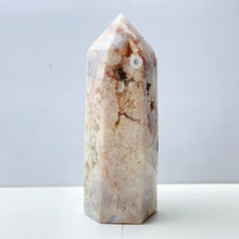 Load image into Gallery viewer, Pink Amethyst Tower Reiki Crystal Healing Stone Feng Shui Fashion Home Ornament