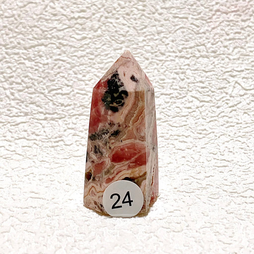 Rhodochrosite Crystal Tower Point