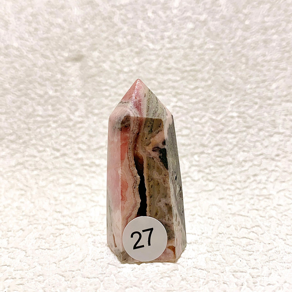 Rhodochrosite Crystal Tower Point