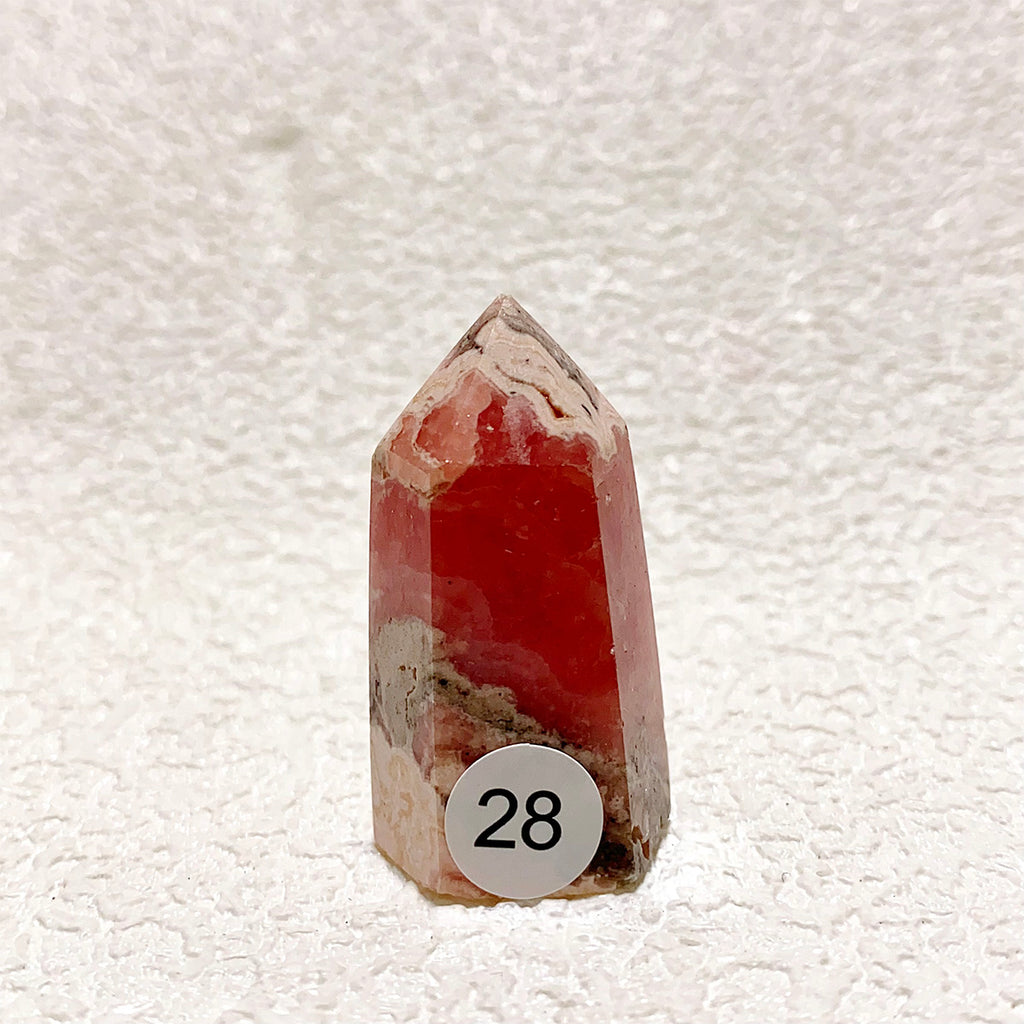 Rhodochrosite Crystal Tower Point