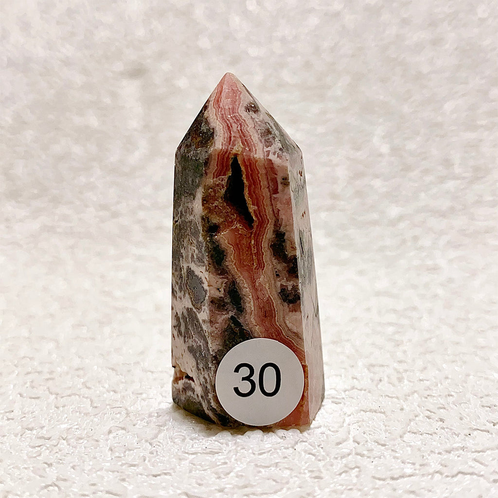 Rhodochrosite Crystal Tower Point