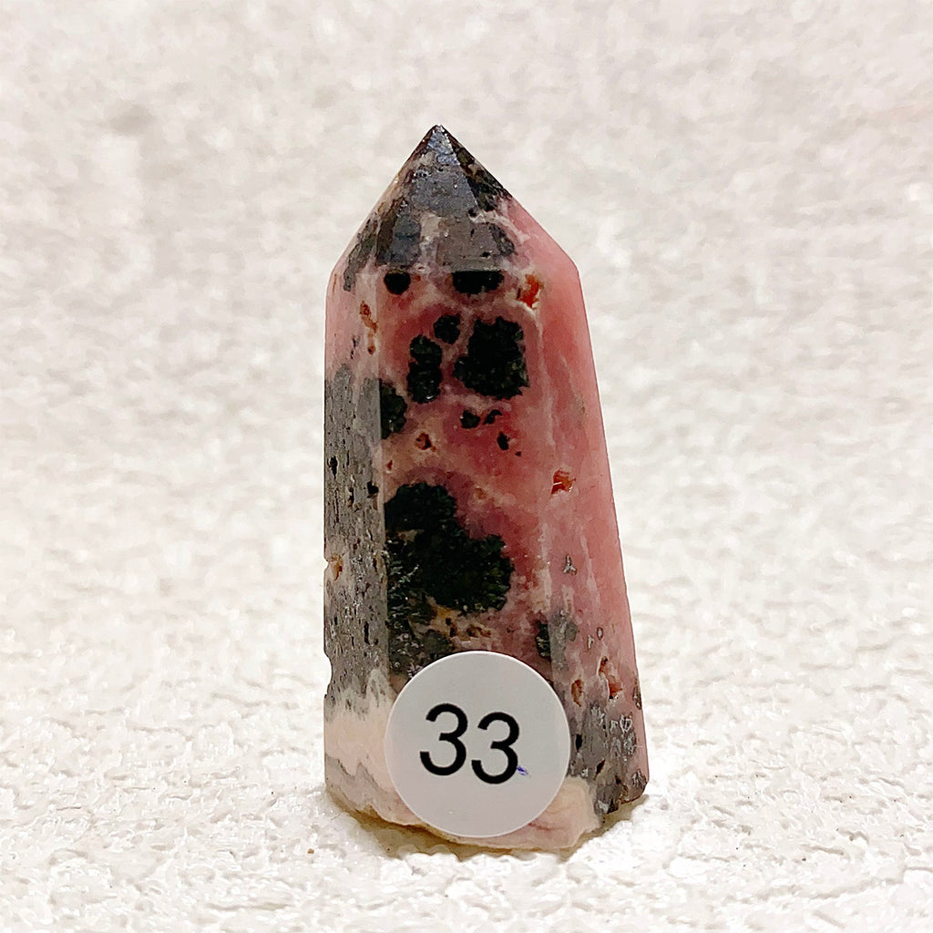 Rhodochrosite Crystal Tower Point