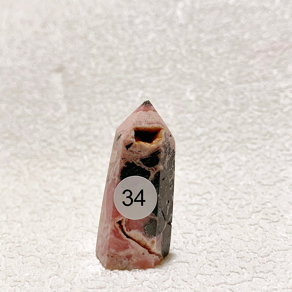 Rhodochrosite Crystal Tower Point