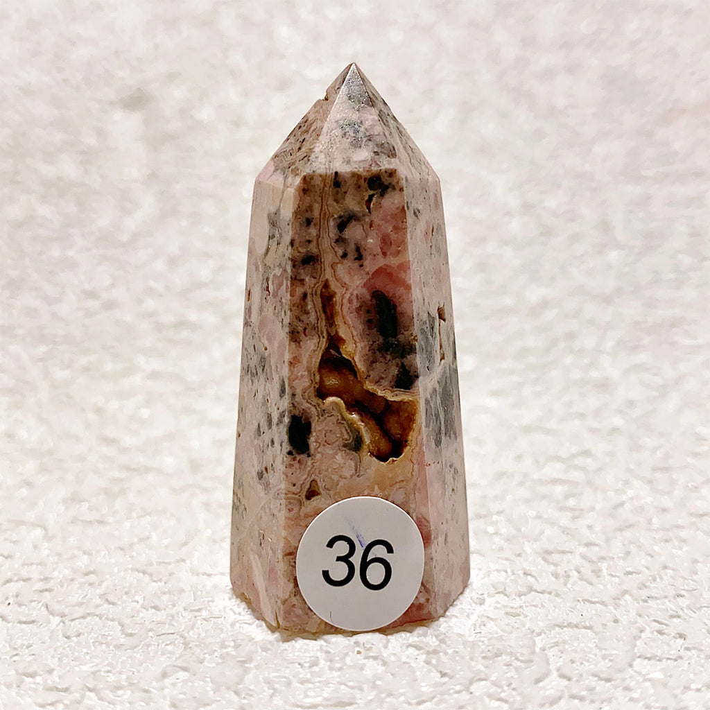 Rhodochrosite Crystal Tower Point