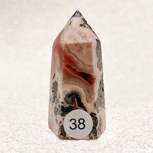 Load image into Gallery viewer, Rhodochrosite Crystal Tower Point