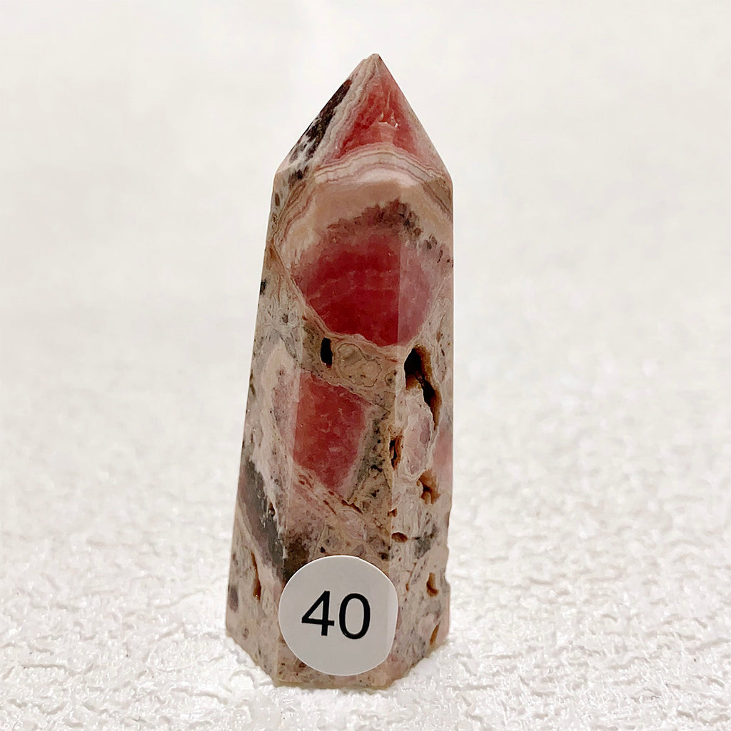 Rhodochrosite Crystal Tower Point