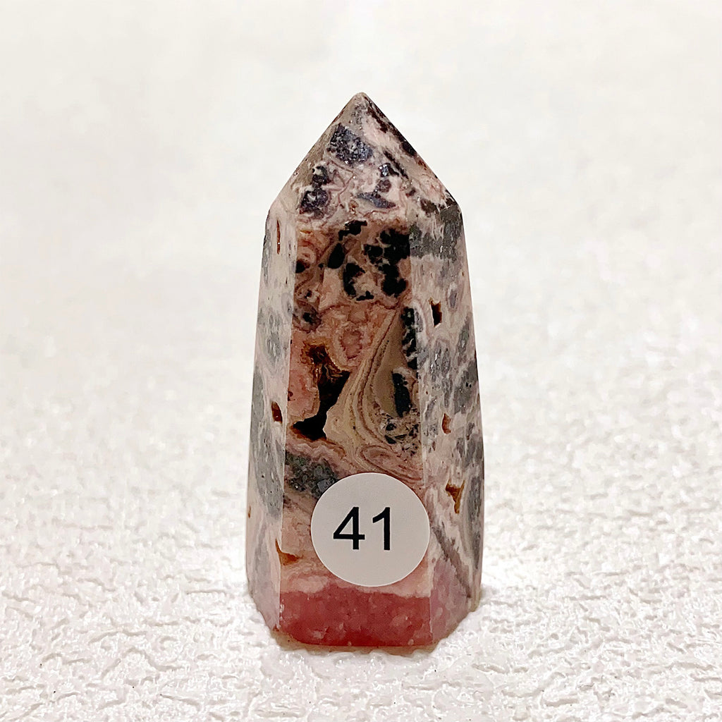 Rhodochrosite Crystal Tower Point