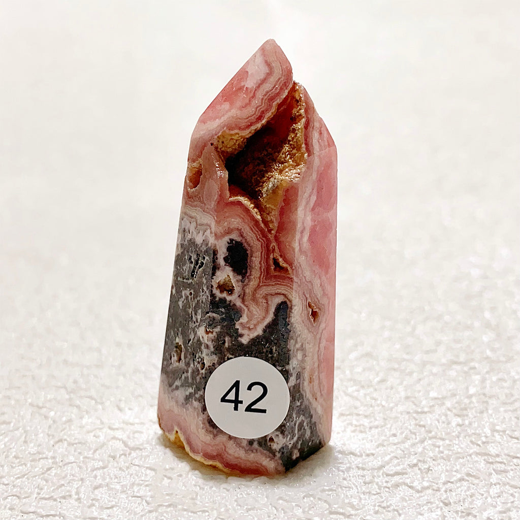 Rhodochrosite Crystal Tower Point