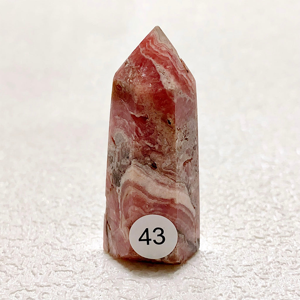 Rhodochrosite Crystal Tower Point