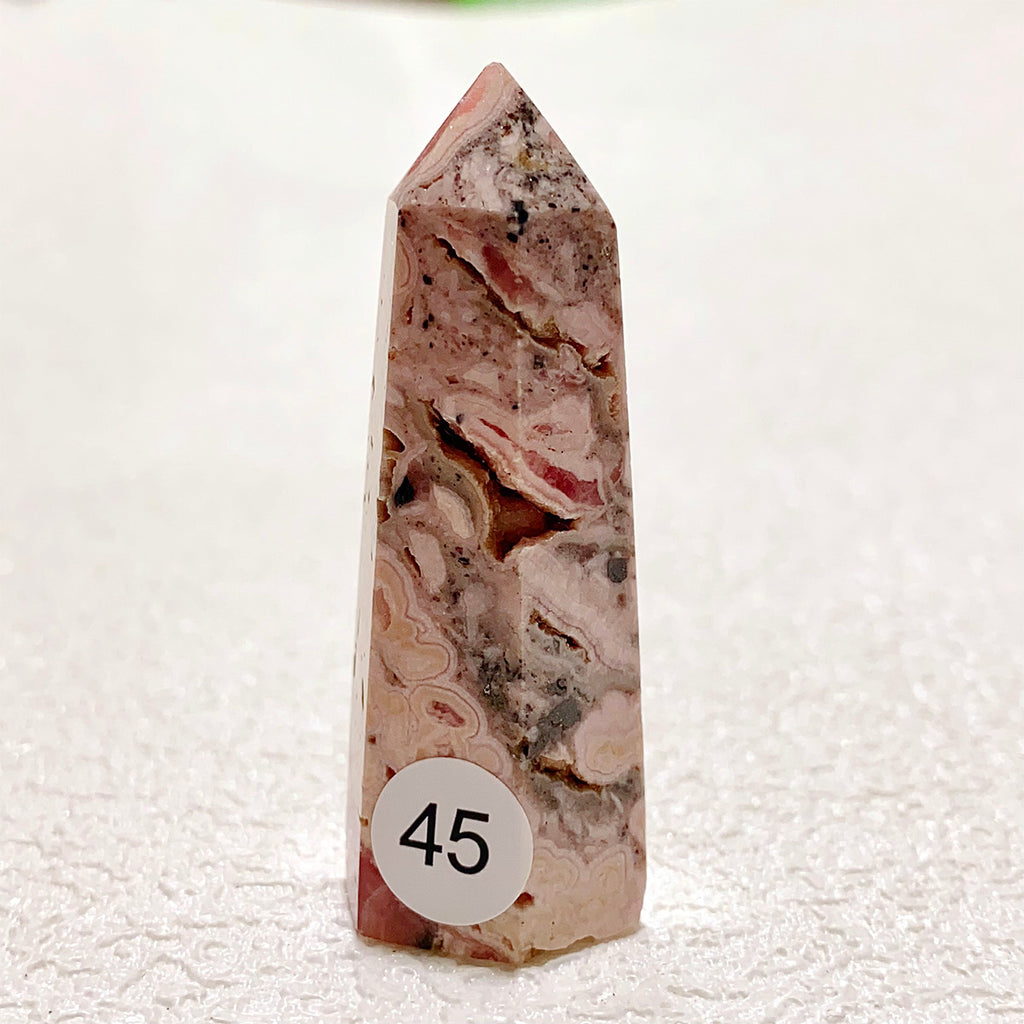 Rhodochrosite Crystal Tower Point