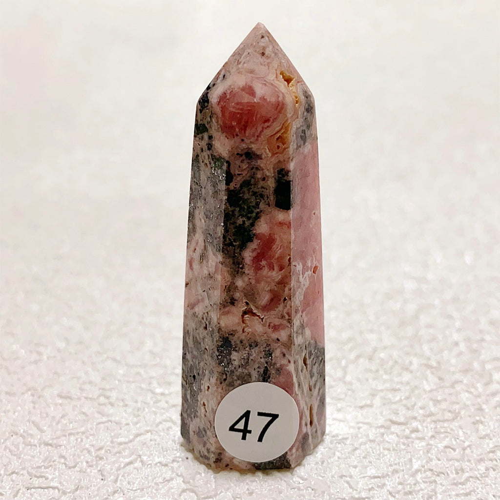 Rhodochrosite Crystal Tower Point