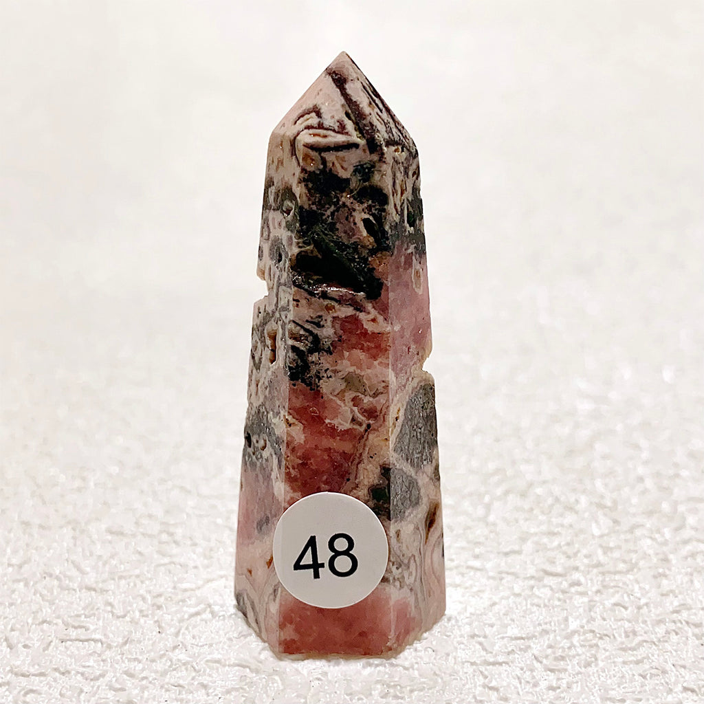 Rhodochrosite Crystal Tower Point