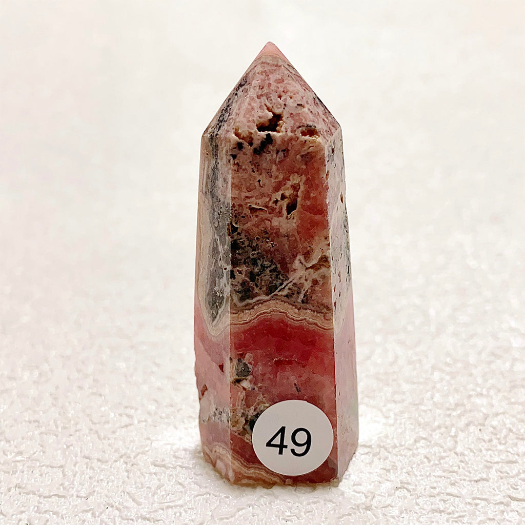 Rhodochrosite Crystal Tower Point