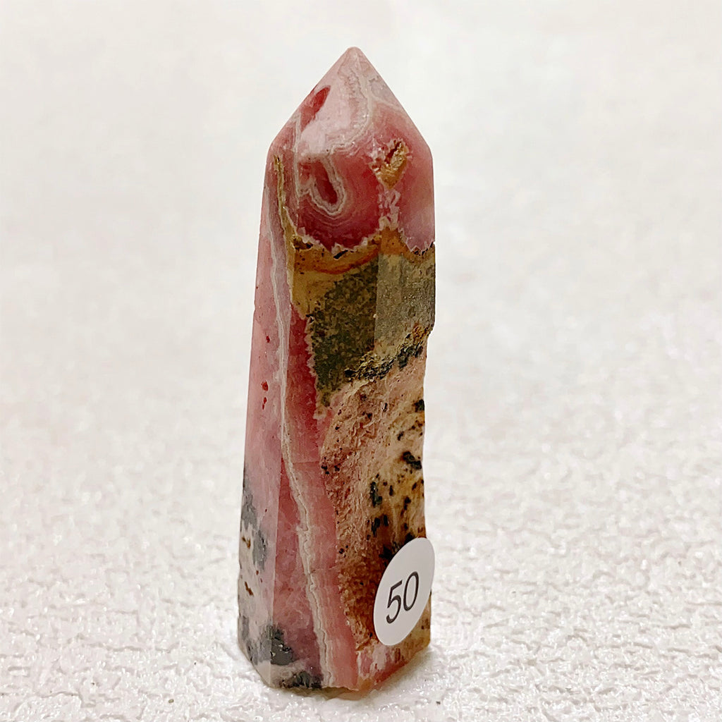 Rhodochrosite Crystal Tower Point