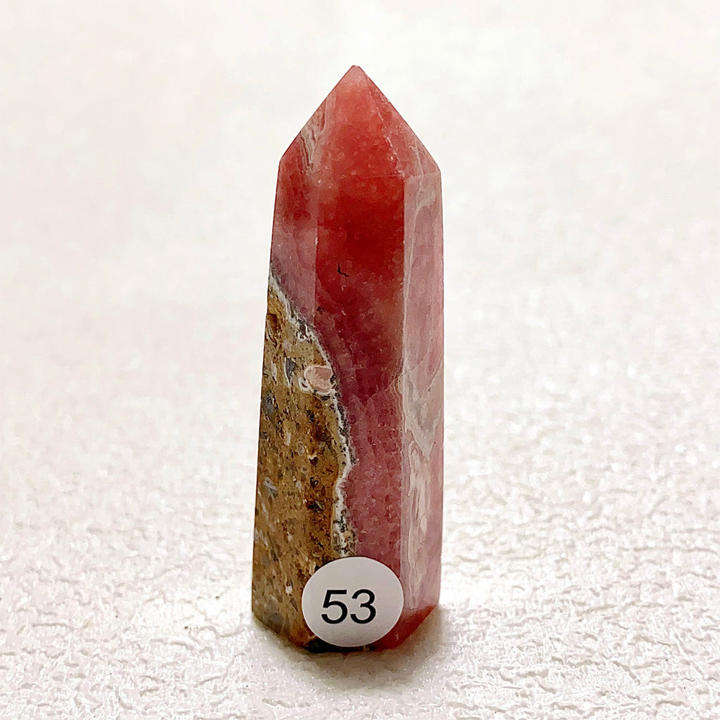 Rhodochrosite Crystal Tower Point