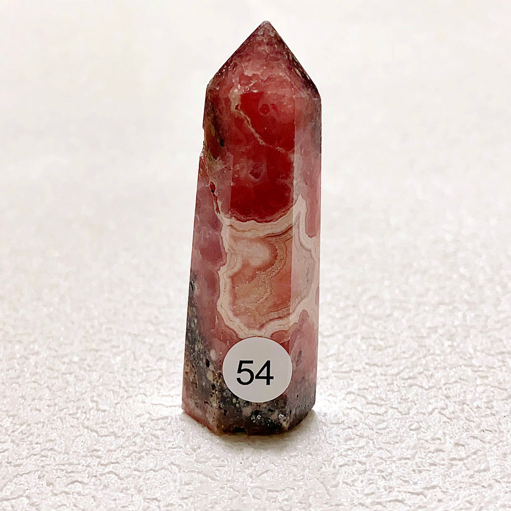 Rhodochrosite Crystal Tower Point