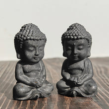 Load image into Gallery viewer, Shungite Baby Buddha Carvings