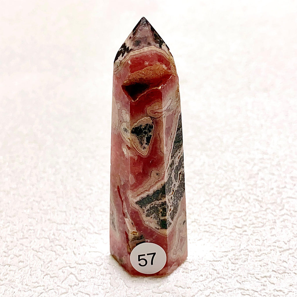 Rhodochrosite Crystal Tower Point