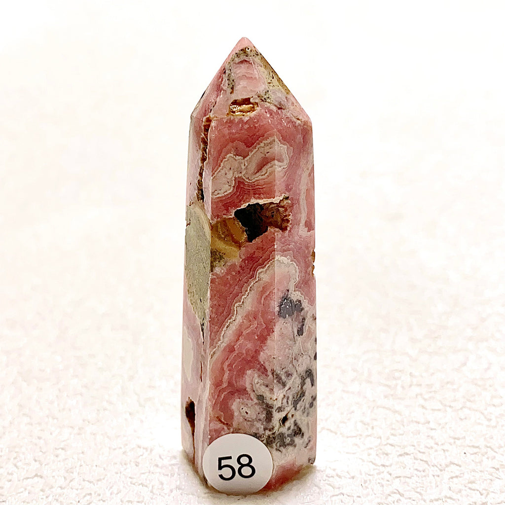 Rhodochrosite Crystal Tower Point