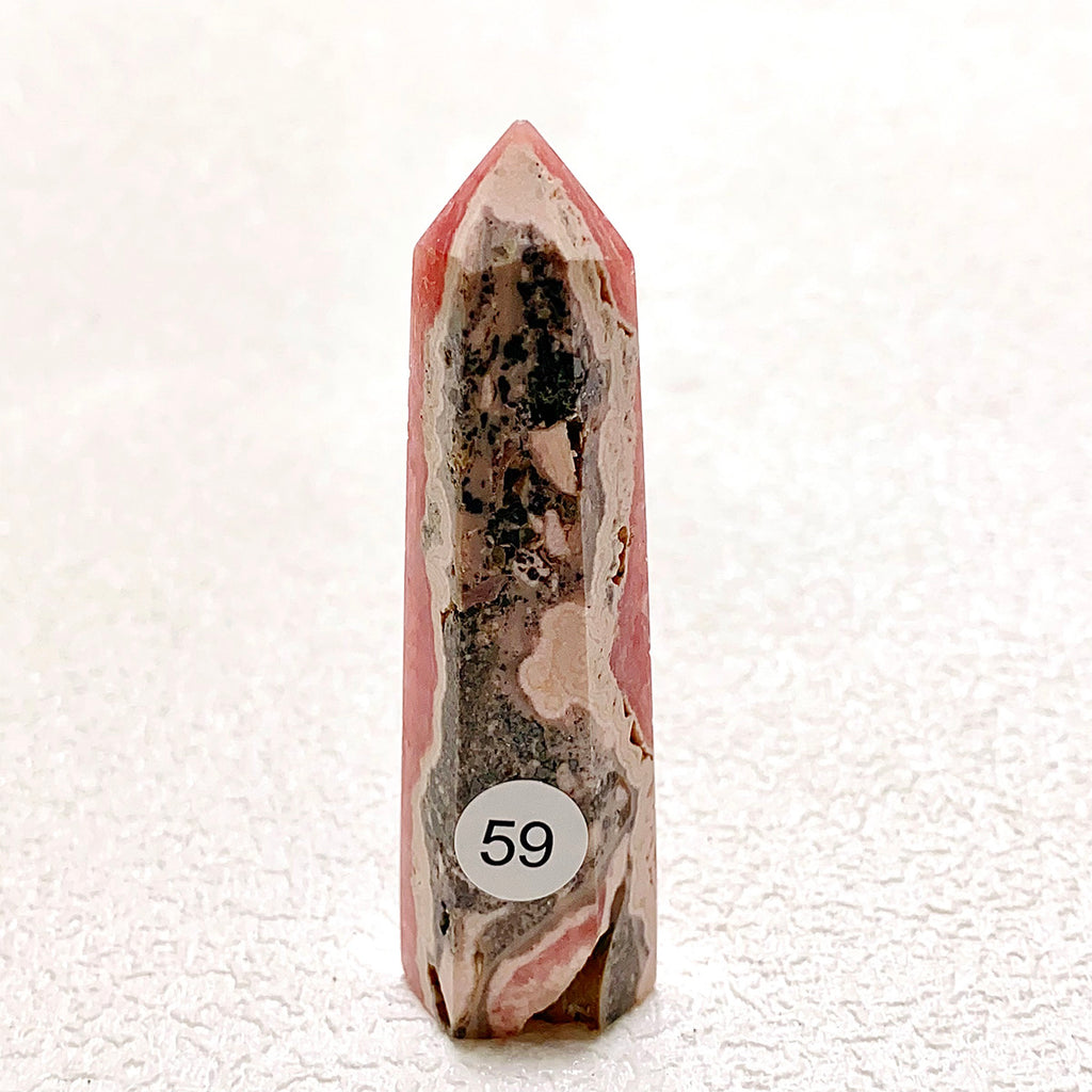 Rhodochrosite Crystal Tower Point