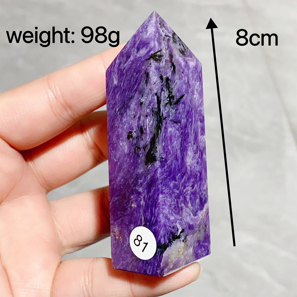 Charoite Crysal Tower Point