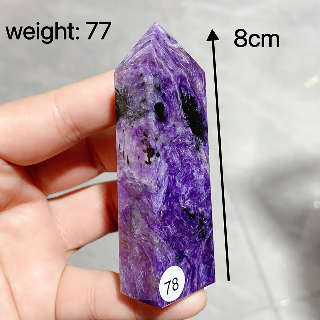 Charoite Crysal Tower Point